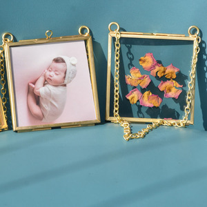 Pendentif en pierre de pissenlit avec photo, 1 pièce, vraie fleur, en cristal, breloques pour salon, souvenir D i, bijoux, vente en gros - Product Image 4