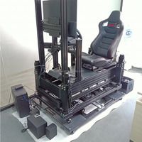 Plataforma de Movimiento de Aluminio para Simulación de Carreras OEM/ODM 4DOF +TL+Surge Solution, Asiento de Juego para Uso Doméstico