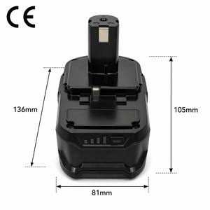 Compatible avec <span class=keywords><strong>RYOBI</strong></span> P102 P103 P104 P105 P107 P108 P109 P190 P122, batterie de <span class=keywords><strong>perceuse</strong></span> rechargeable au lithium-ion <span class=keywords><strong>18V</strong></span> - Product Image 5