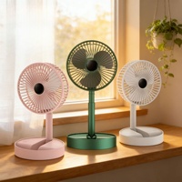 Ventilateur de bureau pliable et rétractable rechargeable X830-1 IS-F700 portable