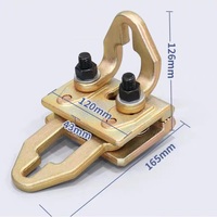 Pince à chaîne en acier de qualité industrielle, plaquée zinc couleur, pour pinces de fixation de poutres automobiles, outil de réparation de carrosserie automobile, couleur or/OEM