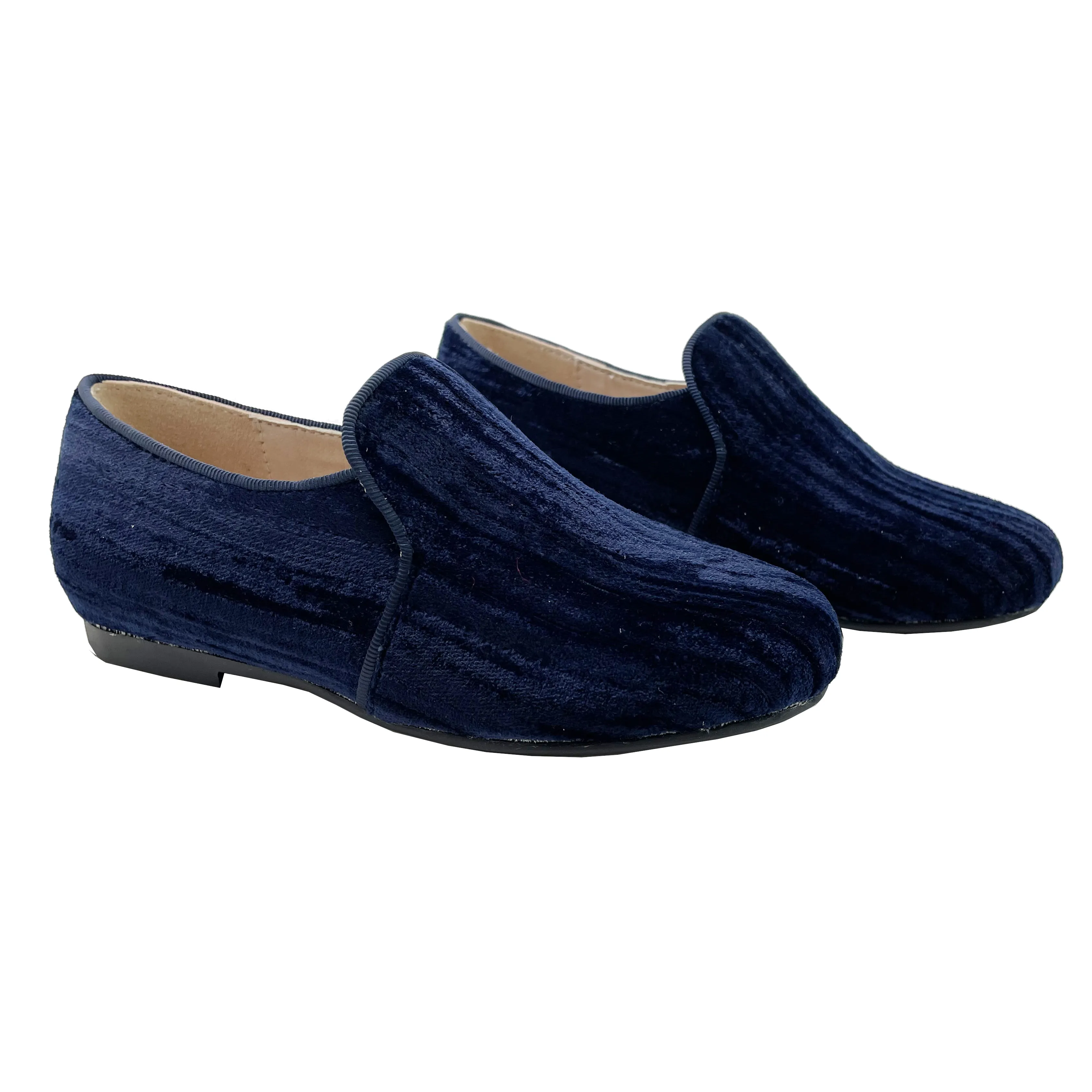 2022 wholesale children kids velvet shoes for winter girls boys dress Jewish smoking loafer