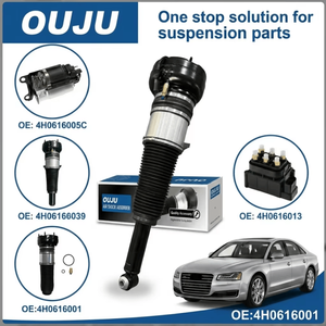 อะไหล่รถยนต์คุณภาพสูง OUJU สำหรับ Audi A8D4 A8 S8 D4 4H ปี 2009-2018 ชิ้นส่วนช่วงล่าง 4H0616001AM โช้คอัพหลังแบบถุงลม - Product Image 1