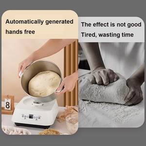 Dough <b>Kneading</b> <b>Machine</b> Stainless Steel Kitchen Electric Stand Bread Bakery Pizza Flour Dough Food Mixers for Baking - Product Image 3