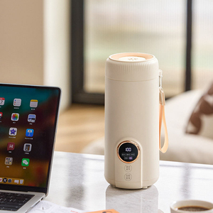 Hervidor Eléctrico Portátil de Acero Inoxidable 304/316 de 550 ml, Taza de Viaje con Control de 3 Temperaturas, Apagado Automático, Libre de BPA, Logotipo Personalizado, Venta al Por Mayor - Product Image 1