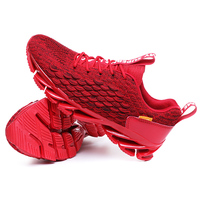 Chaussures de course confortables à coussin d'air et semelle extérieure en caoutchouc pour homme