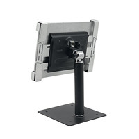 Support de tablette en alliage d'aluminium, verrouillage à 360 degrés, rotation réglable, ajustement universel, compatible avec les tablettes de 8 à 13 pouces, affichage sur ordinateur de bureau iPad