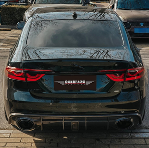 Kit de Carrocería de Fibra de Carbono Estilo <span class=keywords><strong>RS</strong></span> - Compatible con <span class=keywords><strong>Jaguar</strong></span> XF 2021-2023, Difusor Trasero, Tubo de Escape, Accesorios de Alta Calidad con Ajuste Perfecto - Product Image 5