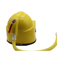 Casque de sablage à air comprimé avec respirateur et large fenêtre, bandeau réglable pour la protection de l'opérateur