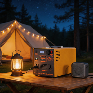 Generador Solar Portátil <span class=keywords><strong>de</strong></span> Alta Potencia <span class=keywords><strong>de</strong></span> 1000W, 12V 100Ah, Fuente <span class=keywords><strong>de</strong></span> Alimentación <span class=keywords><strong>de</strong></span> Almacenamiento <span class=keywords><strong>de</strong></span> Energía <span class=keywords><strong>para</strong></span> Emergencias en <span class=keywords><strong>el</strong></span> Hogar, Viajes <span class=keywords><strong>de</strong></span> Campamento - Product Image 1