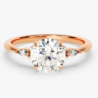 Bague de fiançailles et de mariage pour femme certifiée MaiYi Gia Igi, or massif 9K/10K/14K/18K/22K, or moissanite, diamant cultivé en laboratoire