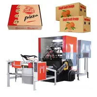 Automatic Carton Mati Memotong Pizza Box Mesin untuk Karton Bergelombang Piring Kertas Meninju