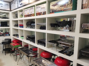 Parrilla comercial X-Structure con rejilla rectangular grande Superficie de 17 "x 12" (44x28cm) | Diseño de cuádruple fijo duradero - Product Image 5