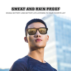 Lunettes <span class=keywords><strong>de</strong></span> soleil audio intelligentes <span class=keywords><strong>de</strong></span> <span class=keywords><strong>luxe</strong></span> à la mode UV400 lentilles optiques appel sans fil et musique pour hommes et femmes cyclistes - Product Image 3