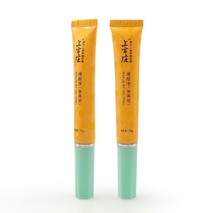 Tube cosmétique et médical vide souple personnalisé OEM en gros avec bouchon-pompe coloré pour crème nettoyante visage et contour des yeux inclus - Product Image 2