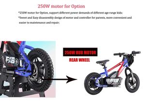 2025 enfants vélo électrique E Bike 250W 36V 10.0AH 20 "FXB Style Mimi enfants Cross vélo d'équilibre électrique - Product Image 4