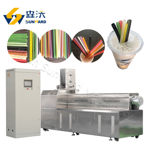 Nueva máquina de pajitas para beber Pasta extruida de arroz, línea de procesamiento de tubos de almidón de yuca para hacer pajitas - Product Image 3