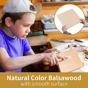 <strong>Thin</strong> 1/8\" Basswood Craft <strong>Wood</strong> Sheets Unfinished Plywood Laser <strong>Cutting</strong> DIY Painted Project <strong>Board</strong> 12\" X 12\" Craft Project <strong>Board</strong> - Product Image 5