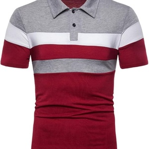 Camisetas para Hombre, Casuales, Deportivas, de Manga Corta, Tejidas, Estampadas, Transpirables, de Golf, a la Moda - Product Image 3