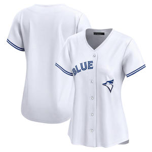 Maillots de <span class=keywords><strong>baseball</strong></span> unisexes 2025 édition limitée blanche, personnalisables, grandes tailles, uniformes brodés avec logos, col en V, 100 % polyester - Product Image 4