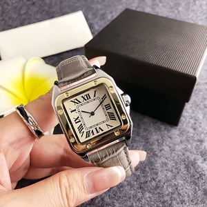 Nuovo Arrivo <span class=keywords><strong>Orologio</strong></span> da Polso di Lusso con <span class=keywords><strong>Quadrante</strong></span> <span class=keywords><strong>Quadrato</strong></span> e Cinturino in Pelle, Orologi di Design di Marche Famose, Orologi al Quarzo Casual per Donne - Product Image 3