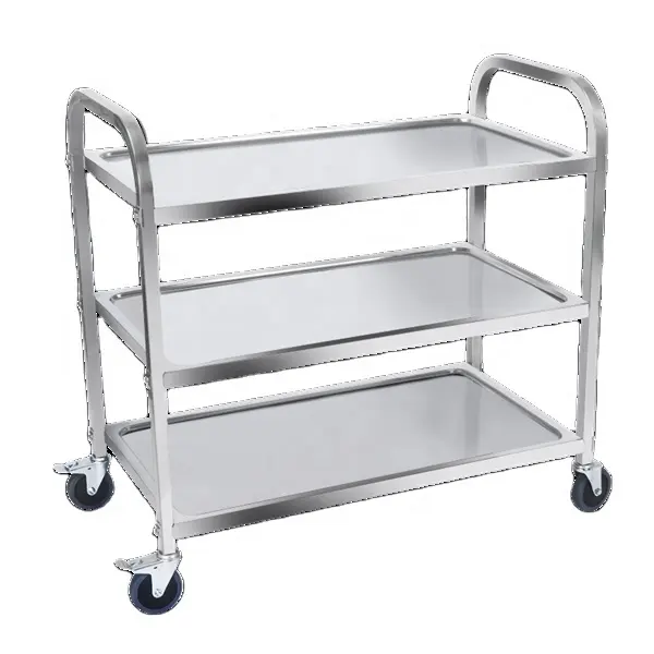 A1007 Modern stainless steel laundry cart service trolley