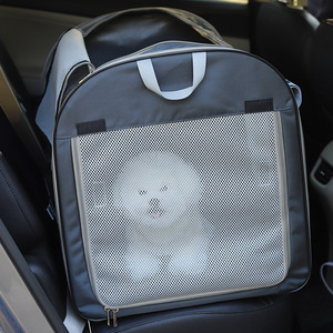 Foldable Pet Carrier Dog Cage <b>Tent</b> Oxford Cloth Blue Gray Plus Size <b>Small</b> Size Waterproof Travel Outdoor Use - Product Image 3