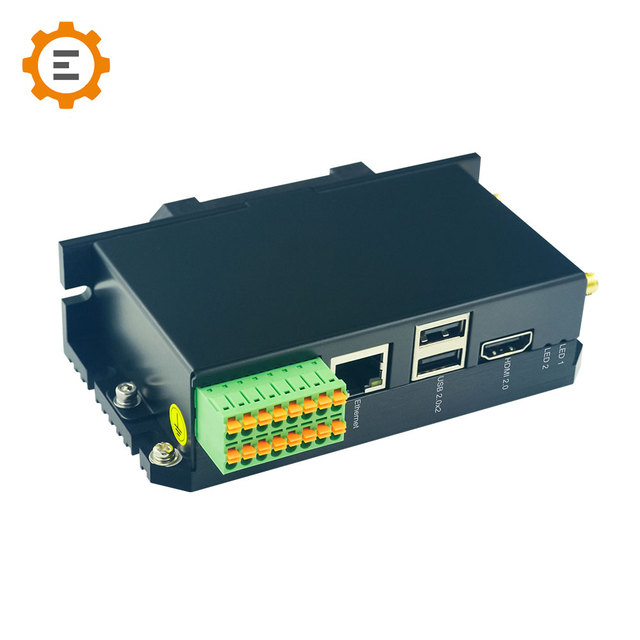 Edgebox PLC Controller, Raspberry PI CM4 Industrial Control Board 10V 24V 4G LTE RS485 4GB RAM Programmable Logic Controller