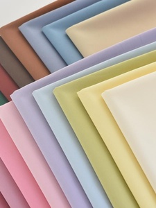 ผ้าทวิลล์ผ้าฝ้ายแท้สีพื้นเนื้อแน่น ผ้าซักทรายความหนาแน่นสูง สำหรับเสื้อผ้าทำงาน กางเกง เสื้อผ้าเด็ก - Product Image 2
