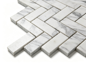 Statuario White Marble Herringbone <b>Mosaic</b> <b>Tile</b> Honed Surface Kitchen Bathroom Wall Backsplash Natural Stone <b>Mosaic</b> <b>Tile</b> - Product Image 4