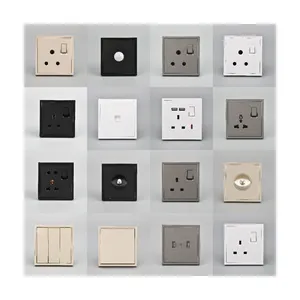 KLASS KW Series UK Standard Wall Switch 13A Euro Electrical Universal Wall Socket with Usb Port Charger 220v Plug and Socket KW1
