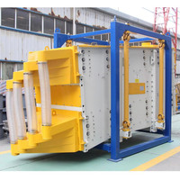 Tamis vibrant circulaire haute capacité en acier inoxydable avec moteur, boîte de vitesses, pompe et moteur, capacité de 10 tonnes