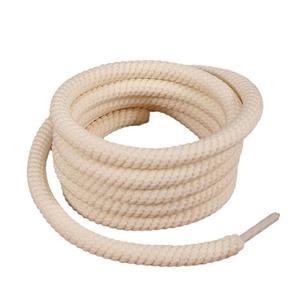 Nouveaux Lacets de Chaussures « Pain au Beurre », Largeur 1 cm, Ronds Tissés, Forme Exagérée, Chaussures Épaisses de 10 mm - Product Image 5