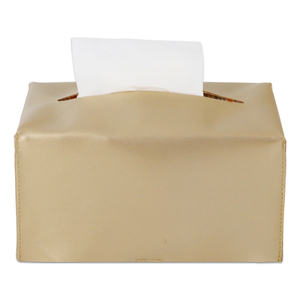 Modern Rectangle Square PU Leather Paper Tissue Box Cover Napkin Holder Customized Logo in the Car Home Hotel Toilet and Office