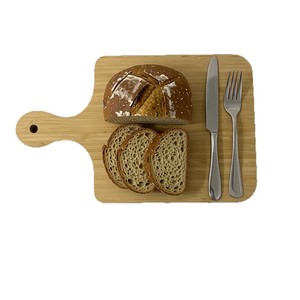 Planche à découper en bambou, bois massif, grande et moyenne taille, pour fruits, pain, pizza, usage en camping - Product Image 5