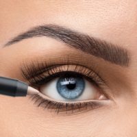 Crayon Eyeliner Blanc Your Logo, Khol Nude, Longue Durée, Gel Noir Kajal, Eyeliner Perlé, Crayon Eyeliner Activé par l'Eau, Tube, Cosmétiques pour les Yeux