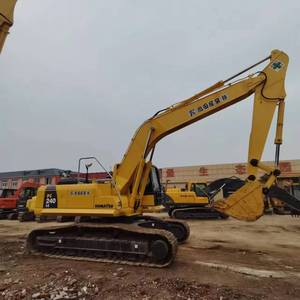 Excavadora de cadenas Komatsu PC240 de 24 toneladas, equipo usado, motor Hitachi, cilindros HAWE, cucharón de 2.0m, 100% origen Japón, 360 Power Low - Product Image 5