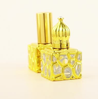 Bouteille de parfum en verre arabe en gros, style Dubaï, avec bouchon roll-on et diffuseur à bâtonnets pour l'emballage d'huiles Attar
