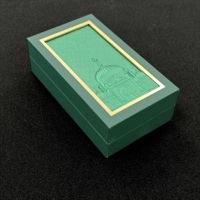 Boîtes rigides de luxe de style arabe pour parfums et cosmétiques, en carton, avec fermeture magnétique, éponge, emballage recyclable pour produits essentiels