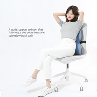 Coussin de soutien lombaire ergonomique en mousse à mémoire de forme personnalisé pour chaise de bureau et voiture