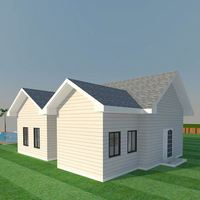 Économie d'énergie, maison prédécoupée, en béton, léger, bon marché, chinois, diy