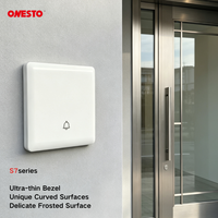 Prises murales et interrupteurs ONESTO S7 Series BG Standard 86x86mm 10A 1 Gang, interrupteurs sonnette