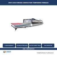 Forno Horizontal de Convecção Forçada para Temperagem de Vidro de 4-19mm, Área Máxima de Carga 2440x4200mm para Vidro LOW-E Revestido e Vidro Float