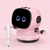 Robot de dessin artistique IA D09 à commande vocale, génération d'images, écran d'affichage, images illimitées, jouet robot STEM pour l'éducation précoce des enfants