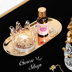 Elegante Handgeblasene Antik-Imitation Kronenglas-Kunstwerke für Weihnachtliche Heimdekoration - Luxuriöser Kerzenhalter & Schmuck-Display - Product Image 3