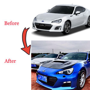 Stile CWS in fibra di carbonio forgiata con fiocchi rossi cofano motore auto KIT carrozzeria cofano per 2012 2015 TOYOTA GT86 - Product Image 5