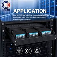 KEXINT 288 Fibres 2U Panneau de brassage MPO haute densité à montage en rack, Châssis de distribution optique coulissant (ODF)
