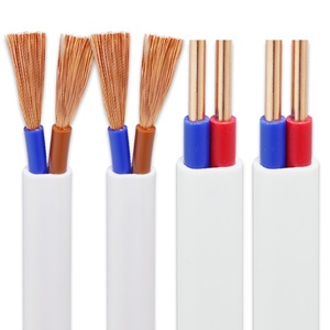 Điện Dây cáp hộ gia đình mềm hai lõi tiêu chuẩn quốc gia rắn PVC đồng nguyên chất 1/1.5/2.5/4/6 vuông dây điện vỏ - Product Image 1