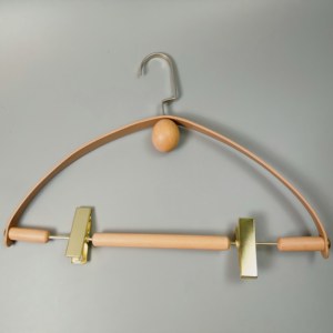 Appendiabiti creativi in pelle con gancio, appendiabiti universali antiscivolo a spalla larga per negozi di abbigliamento e abiti da <span class=keywords><strong>donna</strong></span> - Product Image 2