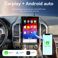 Radio de Coche de 16.8 Pulgadas para Ford F150 2015-2020 Reproductor Multimedia Inalámbrico CarPlay Navegación GPS Monitor de Coche
